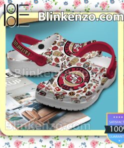 Only For Fan San Francisco 49ers Faithful Then Faithful Now Crocs Clogs