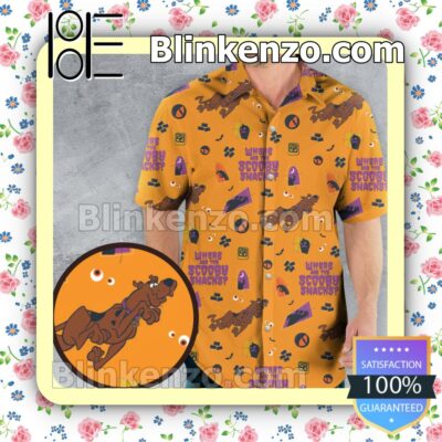 Scooby-doo Where Are The Scooby Snacks Men Aloha Shirts a