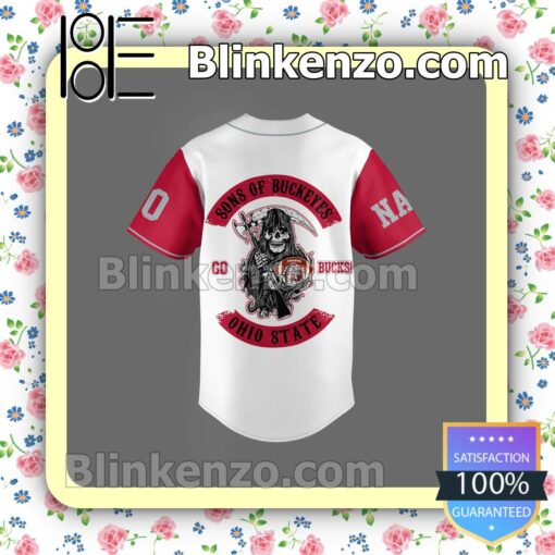 Only For Fan Sons Of Buckeyes Ohio State Personalized Jersey Button Down Shirts