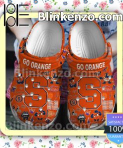 Syracuse Orange Go Orange Crocs Clogs