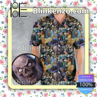 Only For Fan Tales From The Crypt Aloha Short Sleeve Shirt