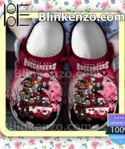 Tampa Bay Buccaneers Horror Characters Halloween Crocs Clogs