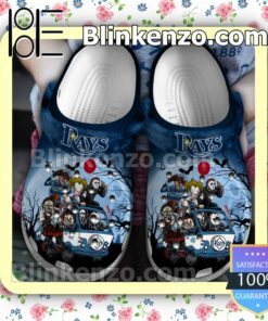 Tampa Bay Rays Horror Characters Halloween Crocs Clogs