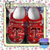Texas Tech Red Raiders Football Pattern Crocs Clogs