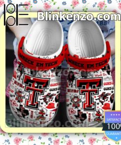 Texas Tech Red Raiders Wreck Em Tech Clogs Shoes