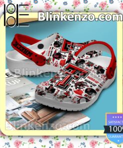 Hot Texas Tech Red Raiders Wreck Em Tech Clogs Shoes