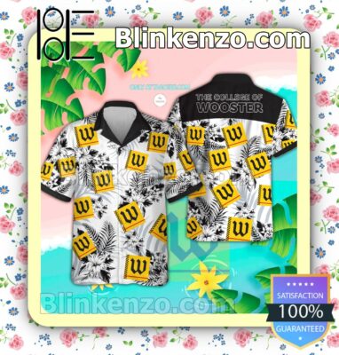 The College of Wooster Logo Hawaiian Shirt