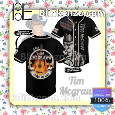 Tim Mcgraw Humble And Kind Personalized Jersey Shirt