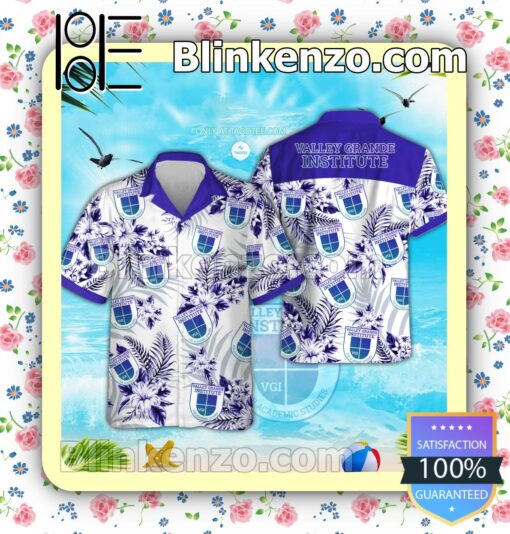 Valley Grande Institute for Academic Studies Logo Hawaiian Shirt