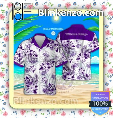 Williams College Logo Hawaiian Shirt