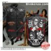 Aerosmith Skull Rock Band Men's Denim Vest