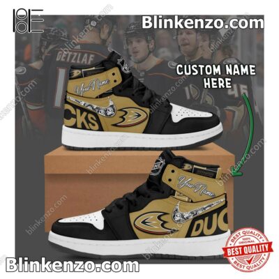 Anaheim Ducks NHL Air Jordan 1 High Men's Sneakers