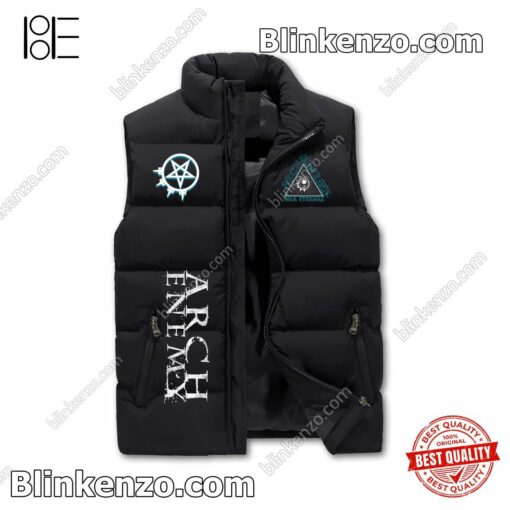 Gorgeous Arch Enemy You Are Strong Enough To Keep Going Puffer Sleeveless Jacket