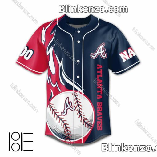All Over Print Atlanta Braves This Is Braves Country Personalized Baseball Jersey