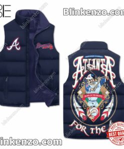 Atlanta For The A Home Of The Braves  Quilted Vest
