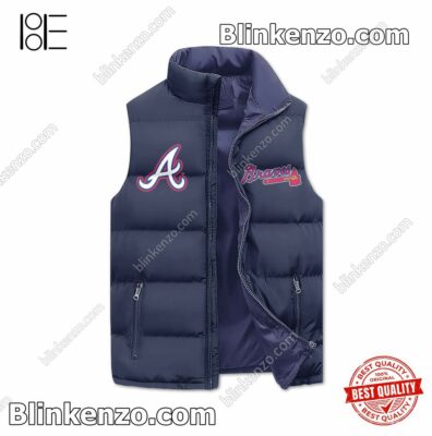 Hot Atlanta For The A Home Of The Braves  Quilted Vest
