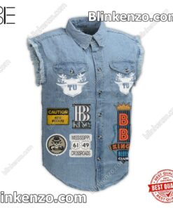 Unique B.b. King The Beautiful Thing About Learning Men's Denim Vest