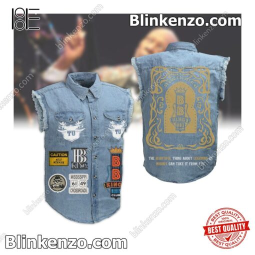 B.b. King's Blues Club Men's Denim Vest