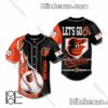 Baltimore Orioles Let's Go O's Personalized Baseball Jersey