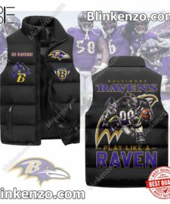 Baltimore Ravens Football Play Like A Raven Quilted Vest