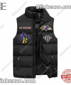 Top Baltimore Ravens Football Play Like A Raven Quilted Vest