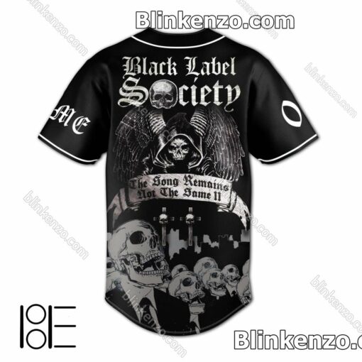 Discount Black Label Society The Song Remains Not The Same Ii Personalized Baseball Jersey