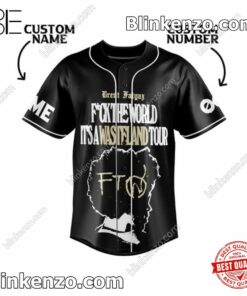 Official Brent Faiyaz F-ck The World It's A Wasteland Tour Personalized Baseball Jersey