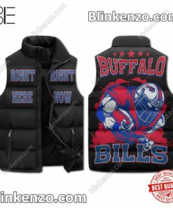 Buffalo Bills Right Here Right Now Puffer Sleeveless Jacket