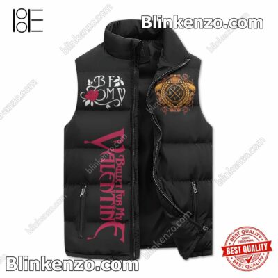 US Shop Bullet For My Valentine Your Tears Don't Fall They Crash Around Me Puffer Sleeveless Jacket