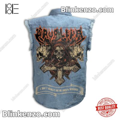 Mother's Day Gift Cavalera I Don't Really See Or Need A Reunion Men's Denim Vest