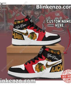Chicago Blackhawks NHL Air Jordan 1 High Men's Sneakers