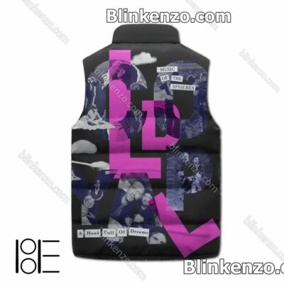 Drop Shipping Coldplay Music Of The Spheres Winter Puffer Vest