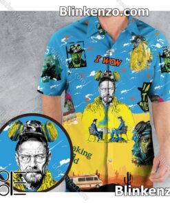 Cooking Meth Breaking Bad Aloha Men's Shirt