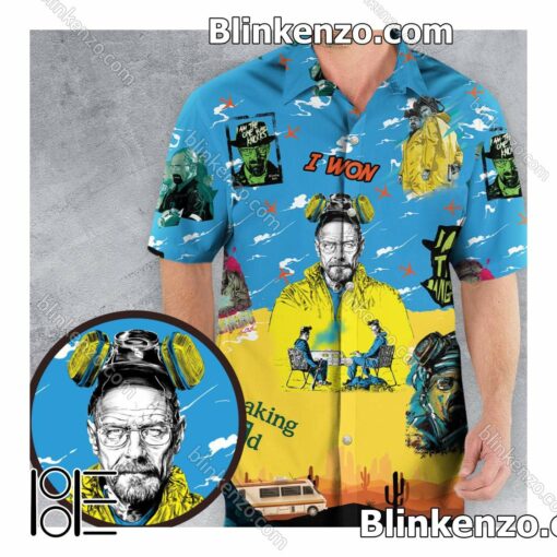 Cooking Meth Breaking Bad Aloha Men's Shirt