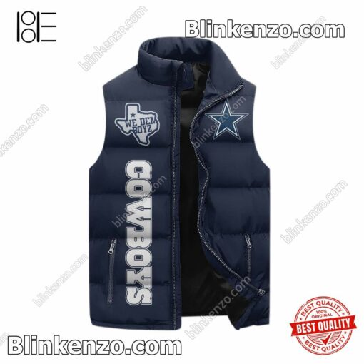 Amazon Dallas Cowboys One Nation One Team Cropped Puffer Jacket
