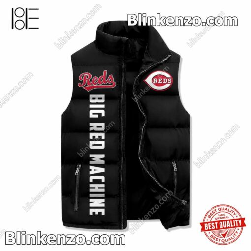 Hot Damn Right I Am A Cincinnati Reds Fan Win Or Lose Cropped Puffer Jacket