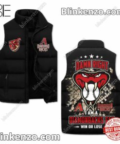 Damn Right I Am A Diamondbacks Win Or Lose Quilted Vest