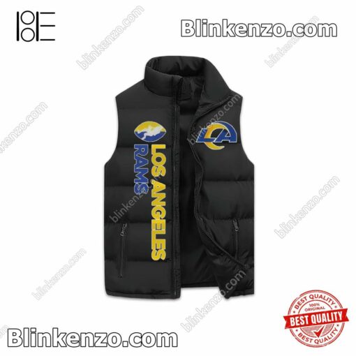 Unisex Damn Right I Am A Los Angeles Rams Fan Win Or Lose Quilted Vest