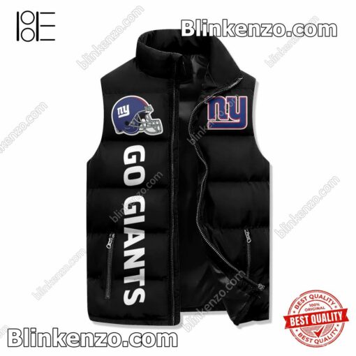 Father's Day Gift Damn Right I Am A New York Giants Fan Win Or Lose Cropped Puffer Jacket