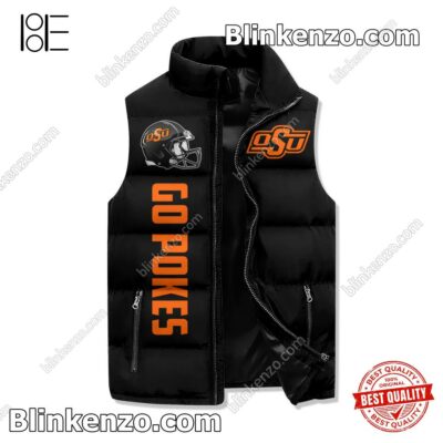 US Shop Damn Right I Am A Oklahoma State Cowboys Fan Win Or Lose Winter Puffer Vest