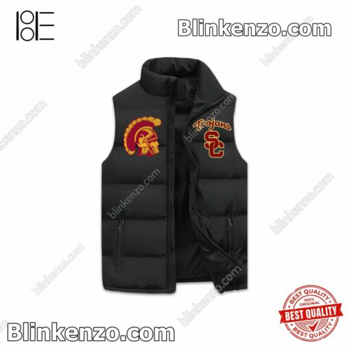 Hot Damn Right I Am A Usc Trojans Fan Win Or Lose Quilted Vest