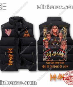 Free Def Leppard Pour Some Sugar On Me Cropped Puffer Jacket