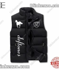 Limited Edition Deftones Come Outside And Breathe In Relax Your Arms And Let Me In Puffer Sleeveless Jacket