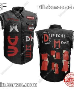 Amazing Depeche Mode Band Men's Denim Vest