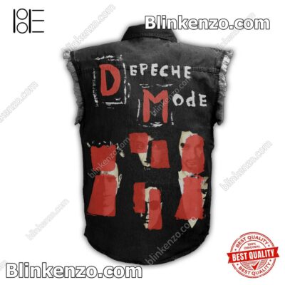 Best Depeche Mode Band Men's Denim Vest