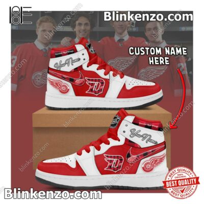 Detroit Red Wings NHL Air Jordan 1 High Men's Sneakers