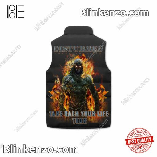 Popular Disturbed Take Back Your Life Tour Quilted Vest