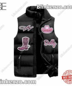 Vibrant Dolly I Beg Your Parton Quilted Vest