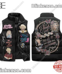 Dolly Parton Find Out Who You Are Men's Puffer Vest