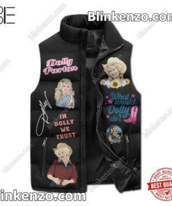 Dolly Parton Find Out Who You Are Men's Puffer Vest a